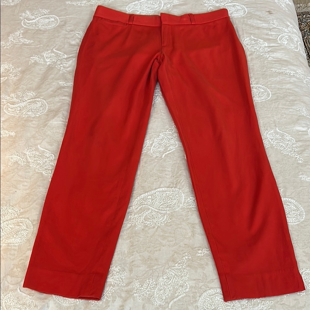 Banana Republic Orange Cropped Pants